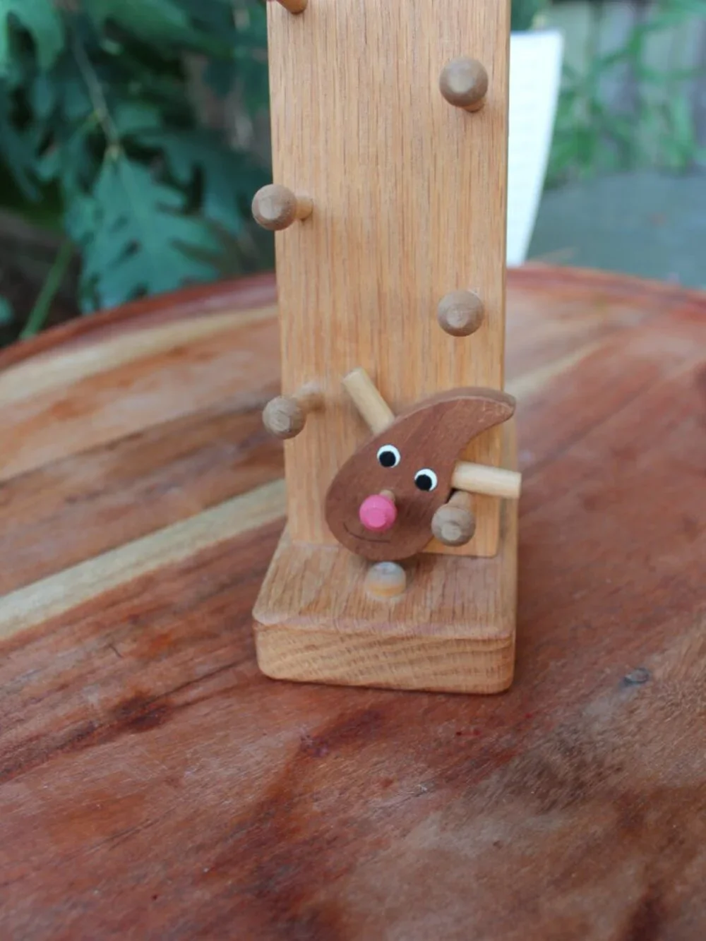 Vintage Nova Products Wooden Ghost Ramp Toy, Vermont Made Halloween - 16